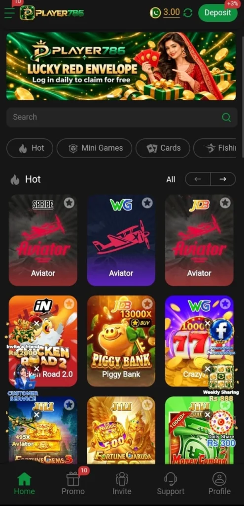 PLAYER786 Game